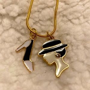 COPY - NWOT Fashionista .925 Snake Chain Shoe & Face